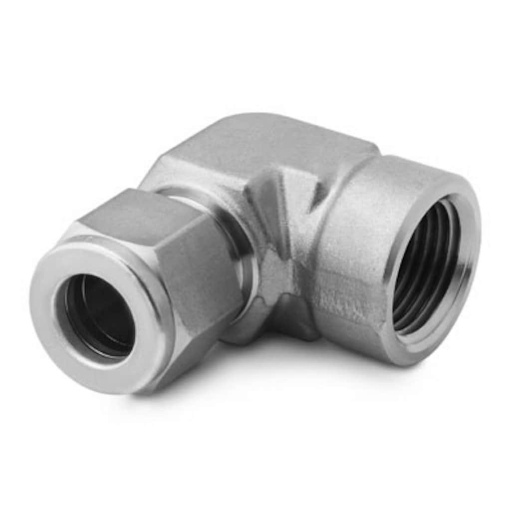 Swagelok Stainless Steel Swagelok Tube Fitting, Female Elbow, 3/4 in. Tube OD x 1/2 in. Female NPT