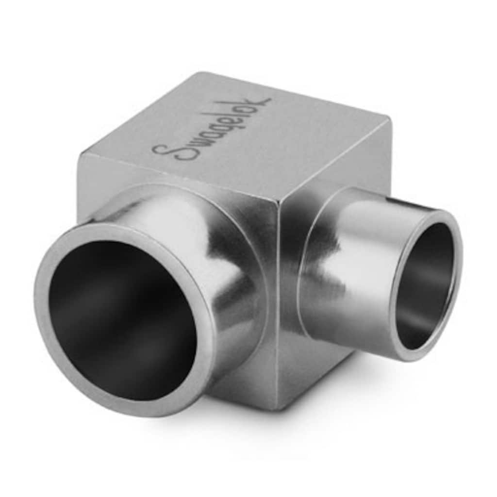Swagelok 316L VIM-VAR Micro-Fit® Reducing Elbow, 1/2 in. x 3/8 in. OD