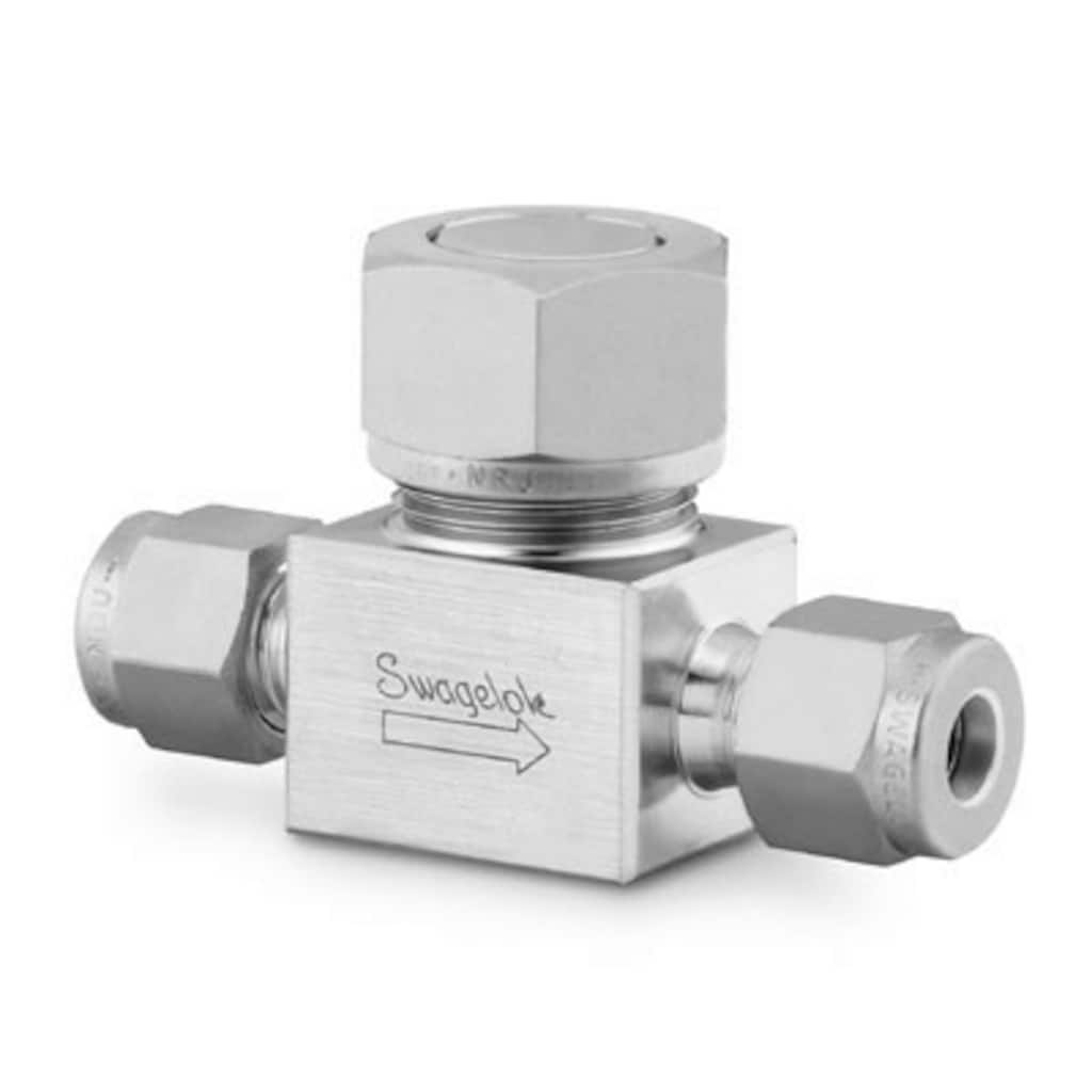 Swagelok Clapet anti-retour à levée verticale en acier inoxydable, Cv de 0,30, raccord pour tube Swagelok 1/4 po