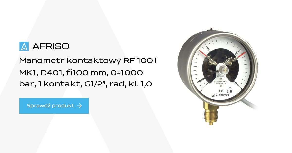 AFRISO Bourdon tube pressure gauges for industrial applications RF100I MK1 | 87625401