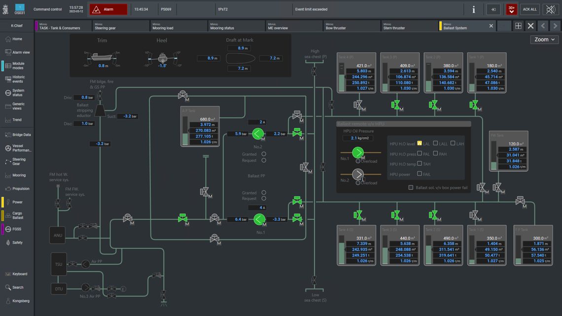 Kongsberg Maritime Automation System Datachief C20