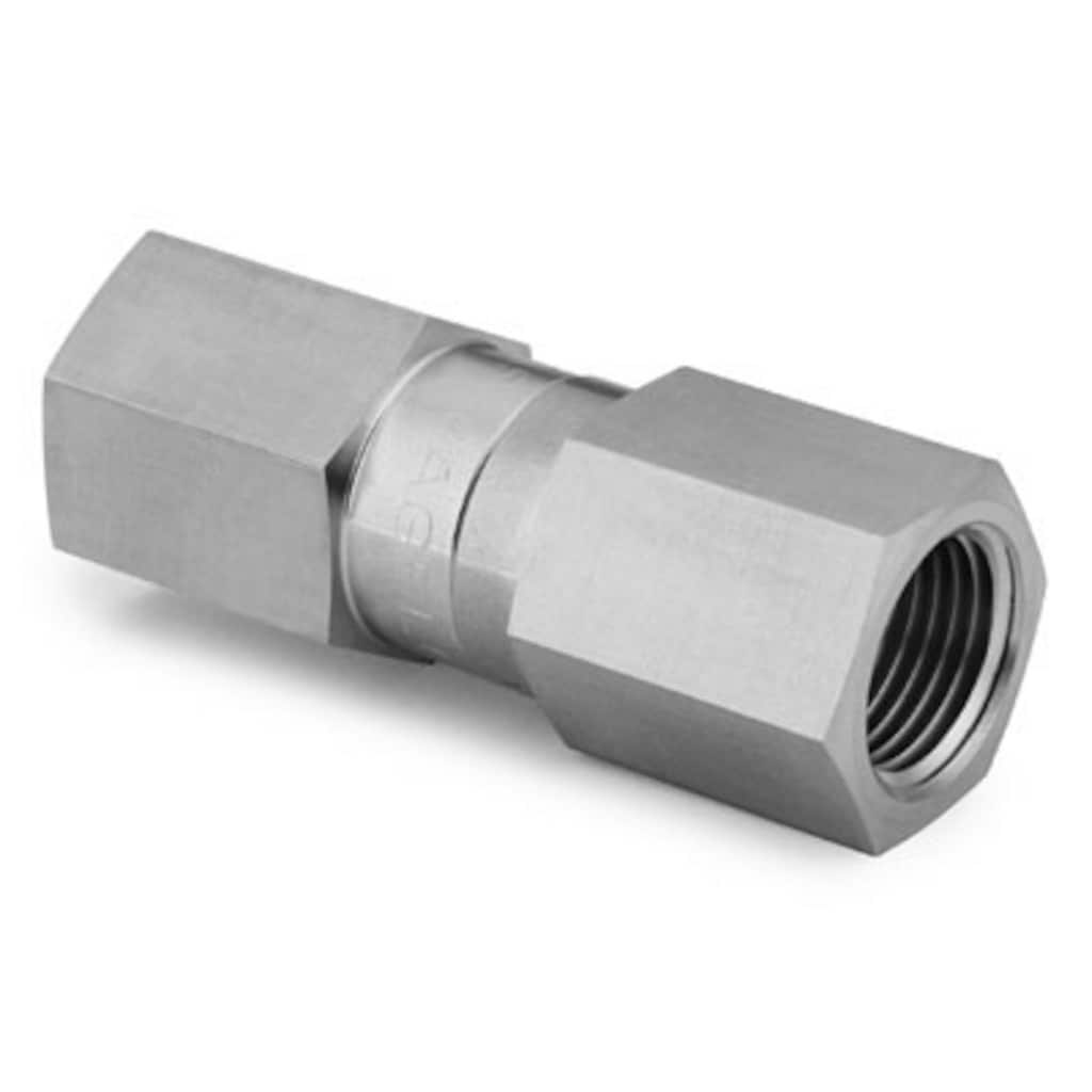 Swagelok Rückschlagventil, Edelstahl, 1/4 Zoll NPT-Innengewinde, 0,07 bar (1 psig) nominaler Öffnungsdruck, max. Druckrate 413 bar (6000 psig)