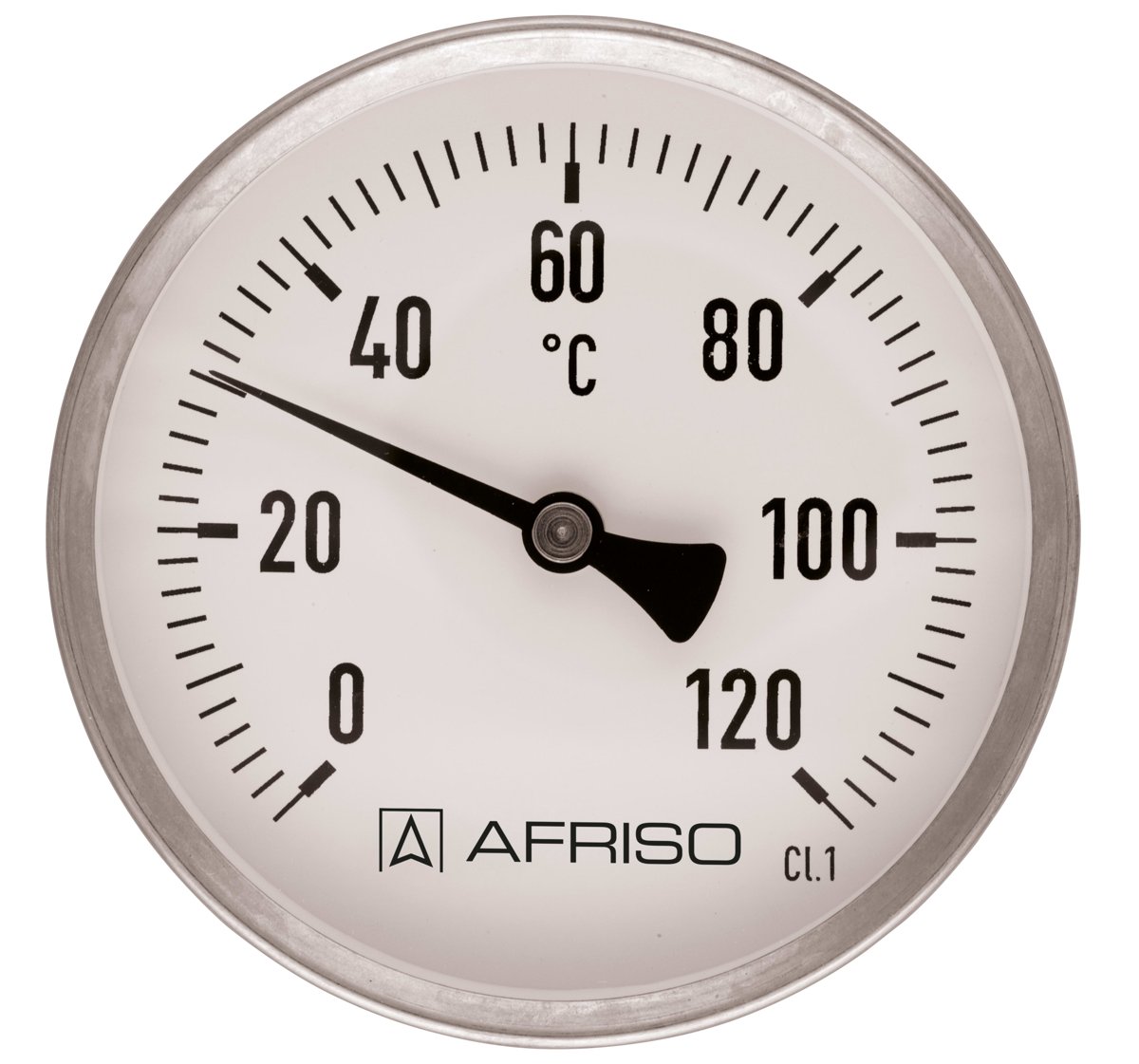 AFRISO bimetal stainless steel thermometer BiTh 63 E | 66107312