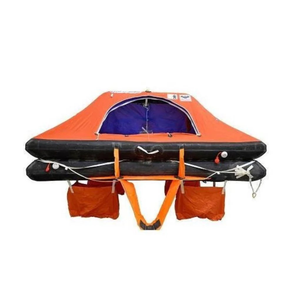 Viking Life-Saving Equipment Type 16 DKS S30, 16-person self-righting, throw over inflatable liferaft with SOLAS A Pack equipment. Approved for extended service intervals in accordance with SOLAS regulation III/20.8.3.
