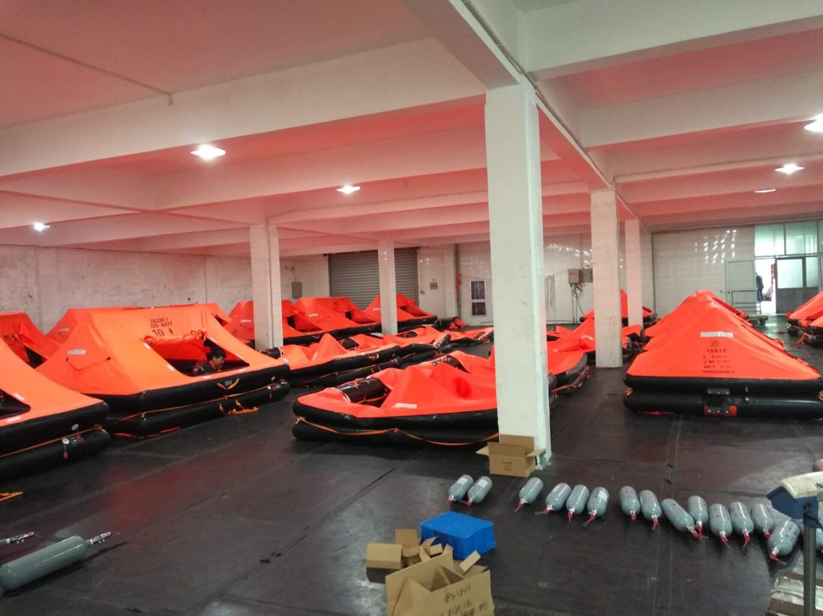 Misea Machinery Type D Davit-Launched Inflatable Life Raft Model D15