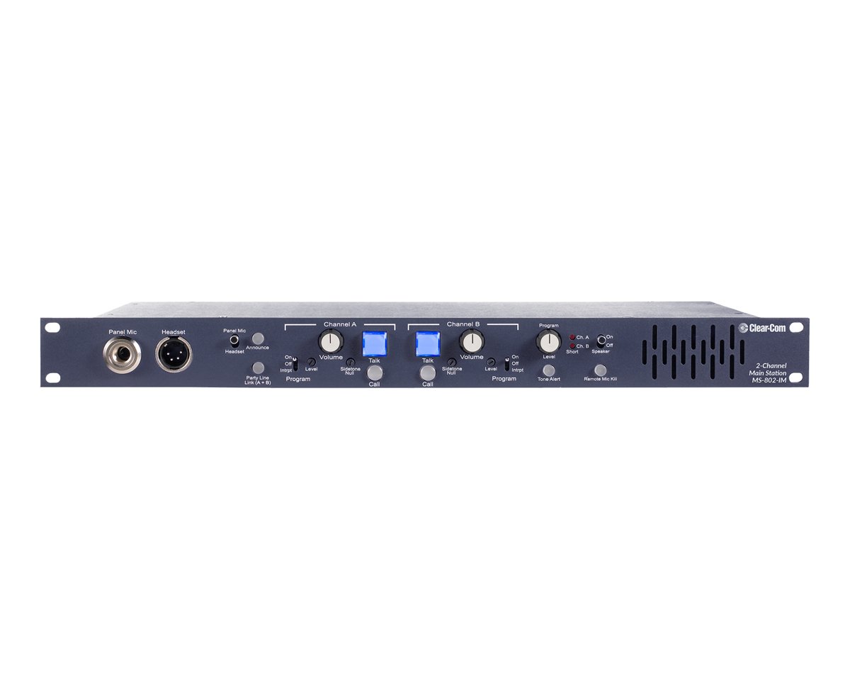 Clear-Com RS801, RS802, MS802, RM802, KB802G