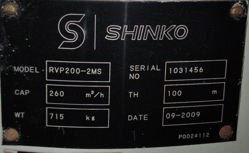 Shinko Industries RV 200/115