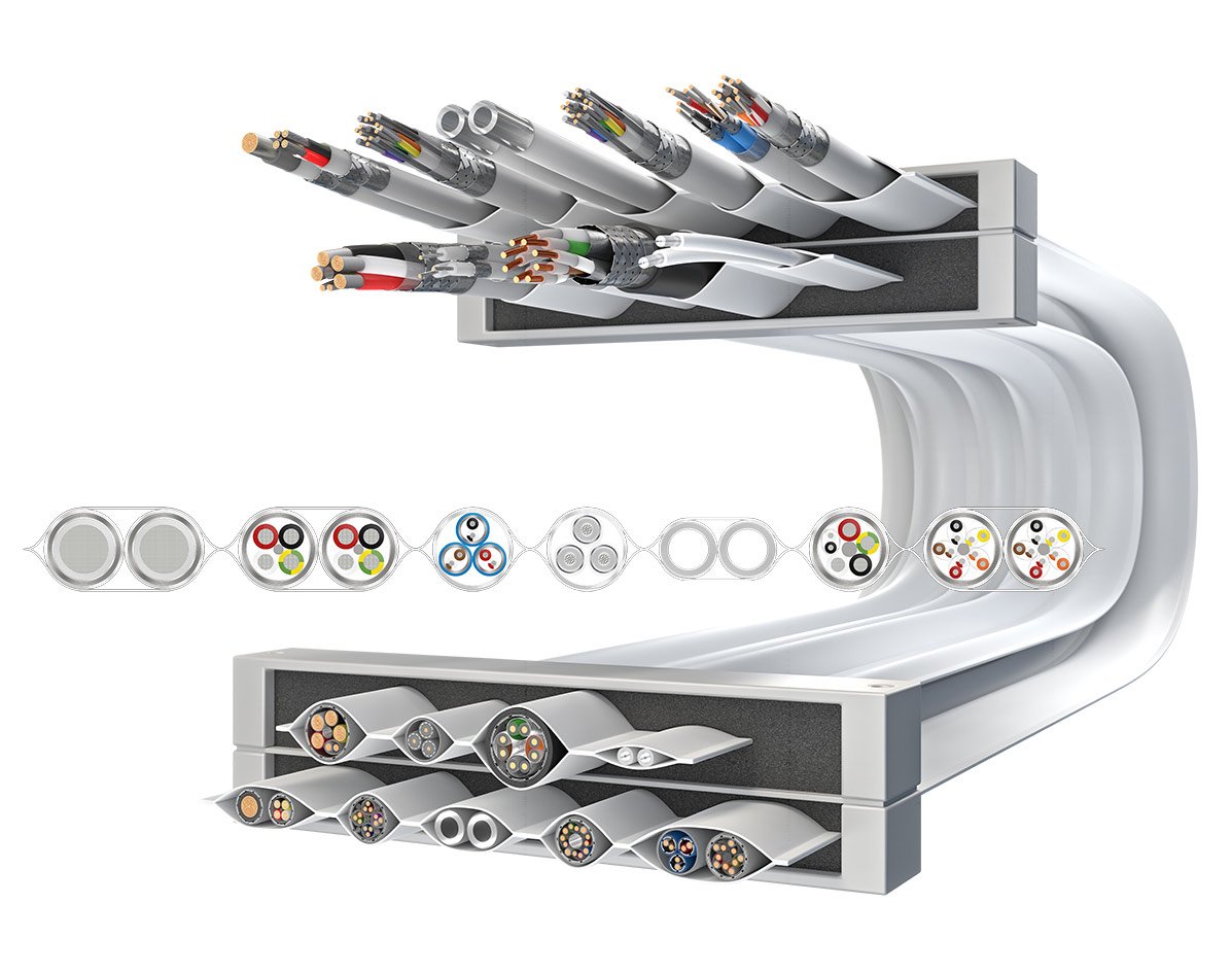 BizLink Special Cables Germany AS-I Bussystem (Flat Cable) FLI 9Y11Y (Red), AS-I Bussystem (Flat Cable) FLI 9Y11Y (Black), AS-I Bussystem (Flat Cable) FLI 9Y11Y (Yellow)