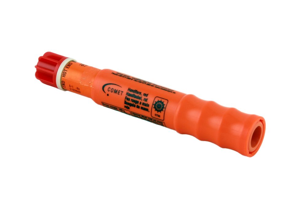PyroPol Pyrotechnic Distress Signal, Hand Flare (Handflare Red CF4)