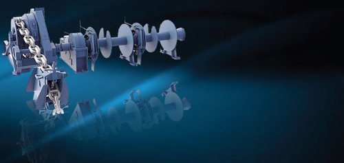 Kongsberg Maritime Modular anchor and mooring winches for merchant vessels