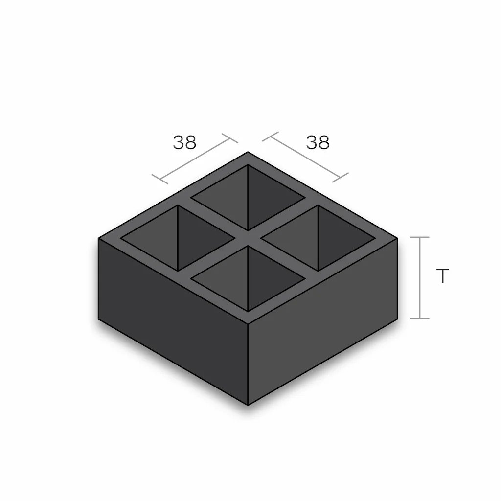 Jiangsu Aulland New Material Technology FRP Grating Model SM-38, 50 and I-6015