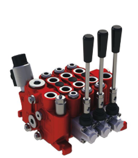 HYDAC Part Number RS 160, RS 160 Open-Center Sectional Directional Control Valves