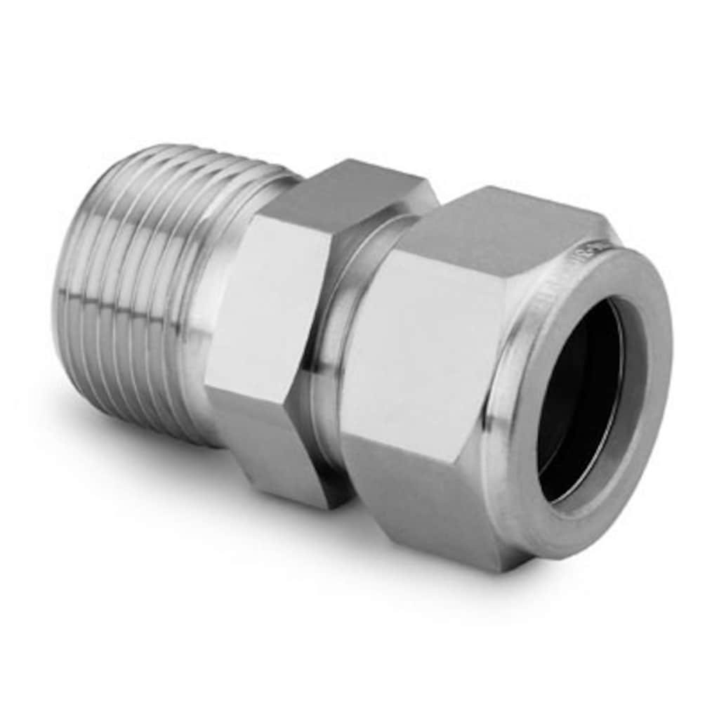 Swagelok 2507 Super Duplex Swagelok Tube Fitting, Male Connector, 3/4 in. Tube OD x 3/4 in. Male NPT