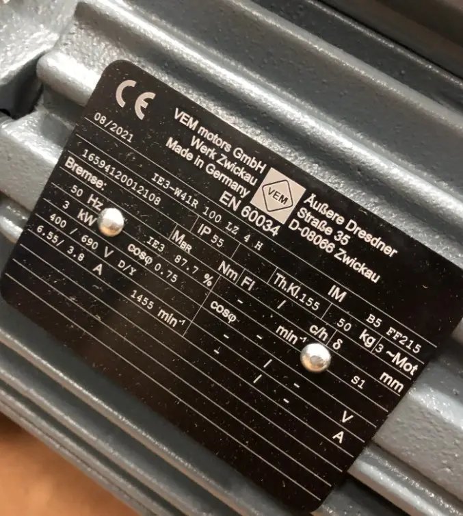 vem IE3-K11R 132 M6 Ex e IIC