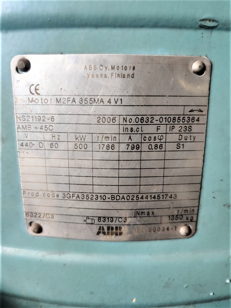 ABB Marine AMG 0355-440V-60Hz-IP23