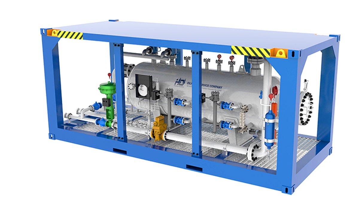 Magnum Technology Center FZE Skid for Well Test Separator