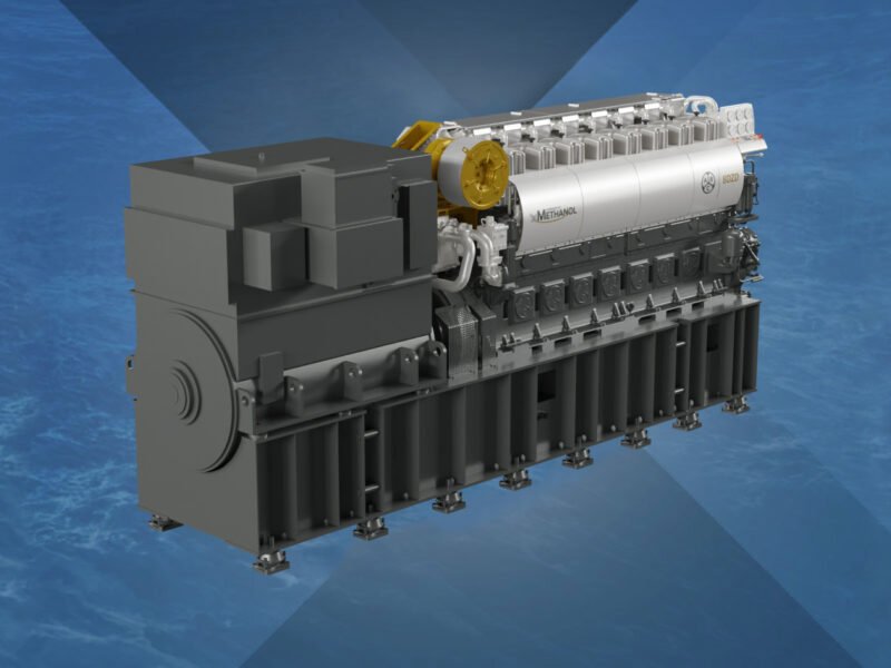 Anglo Belgian 8DZ DF MeOH genset