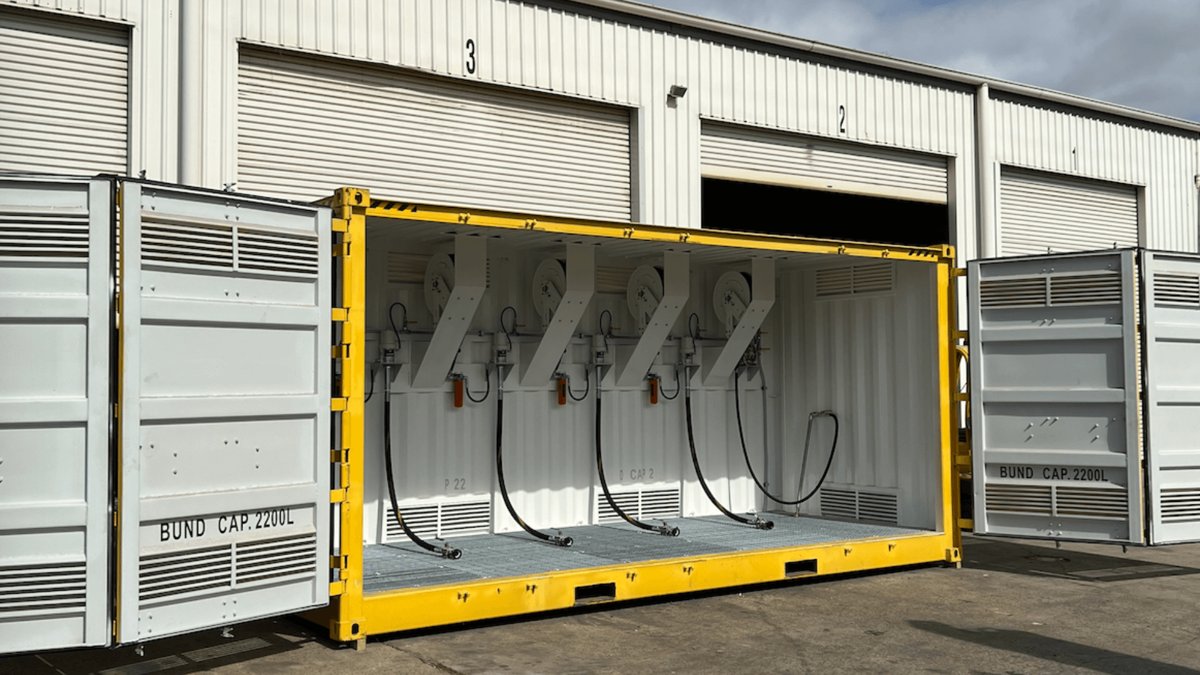 B9 Mechanical Services 40 ft container