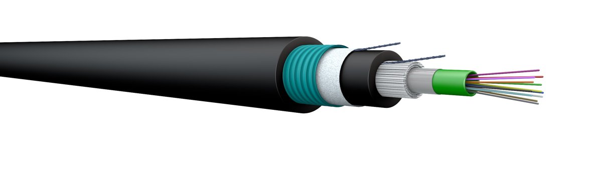 Prysmian Kablo s.r.o. FIRETUFF OCEAN. Loose tube FIRE RESISTANT. 2000N, CT up to 24 fibres, glass yarns, steel tape, SHF1