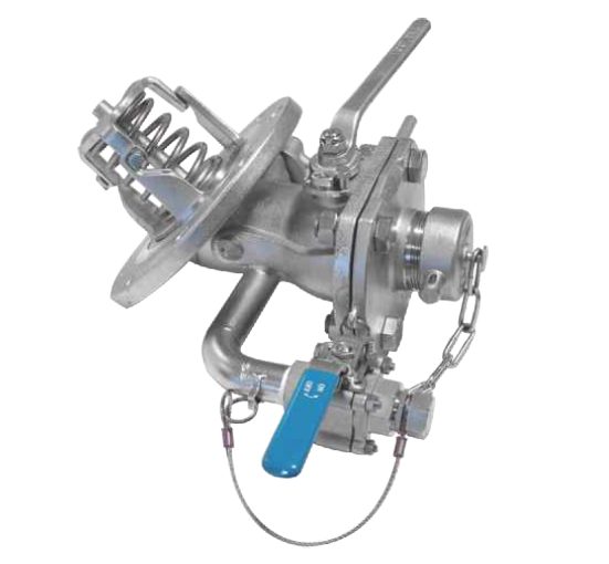 Fort Vale 3" 45° Univalve Bottom Discharge Assembly