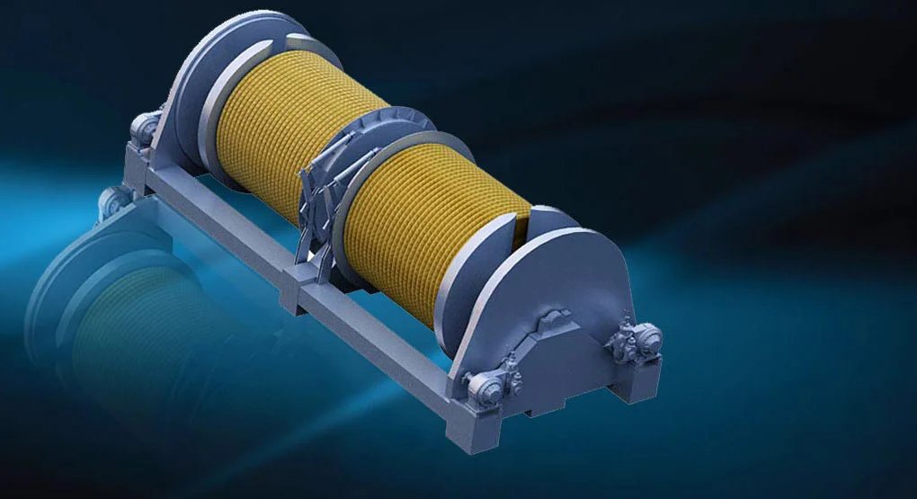 Kongsberg Maritime Secondary and storage winches for anchor handling vessel
