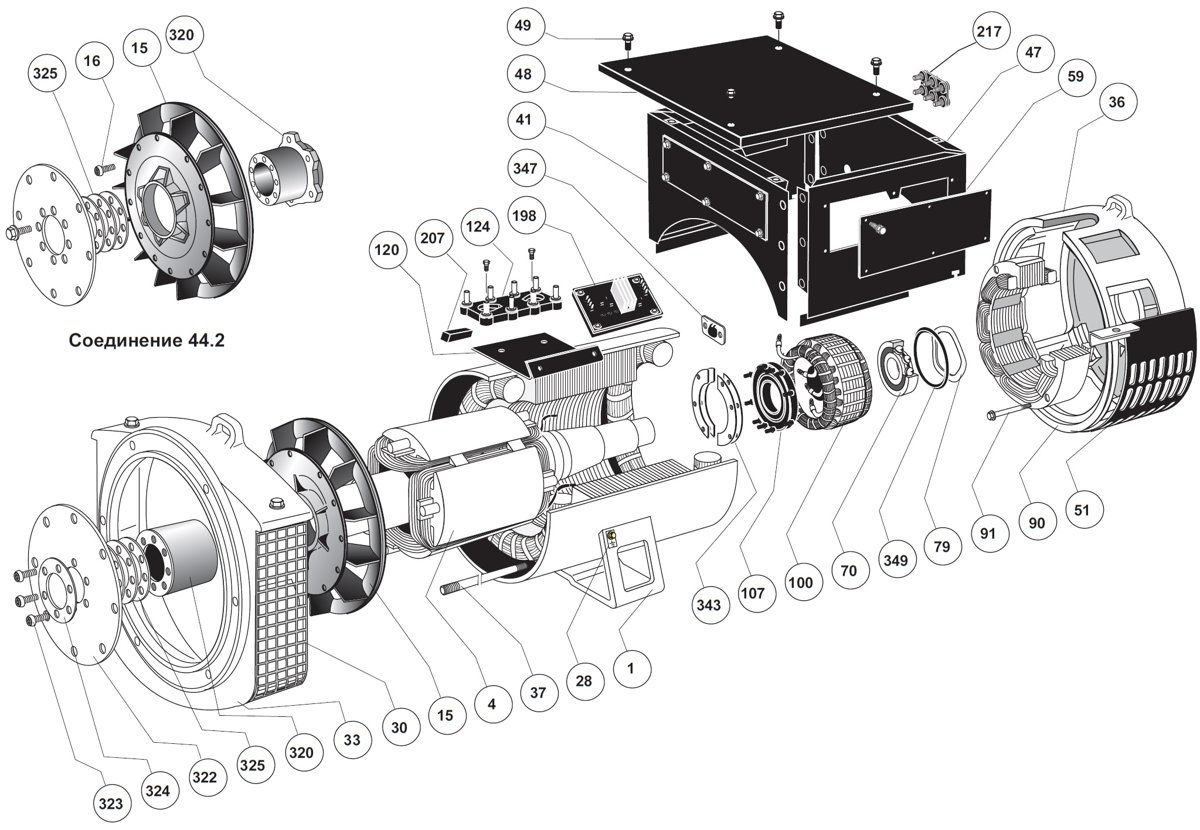 Leroy-Somer PMG 8-LSA 54.2