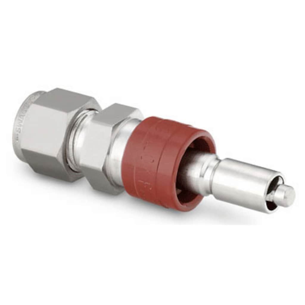 Swagelok Schnellkupplungsstecker, Edelstahl, absperrend, Cv 1,5, 12 mm Swagelok Rohrverschraubung