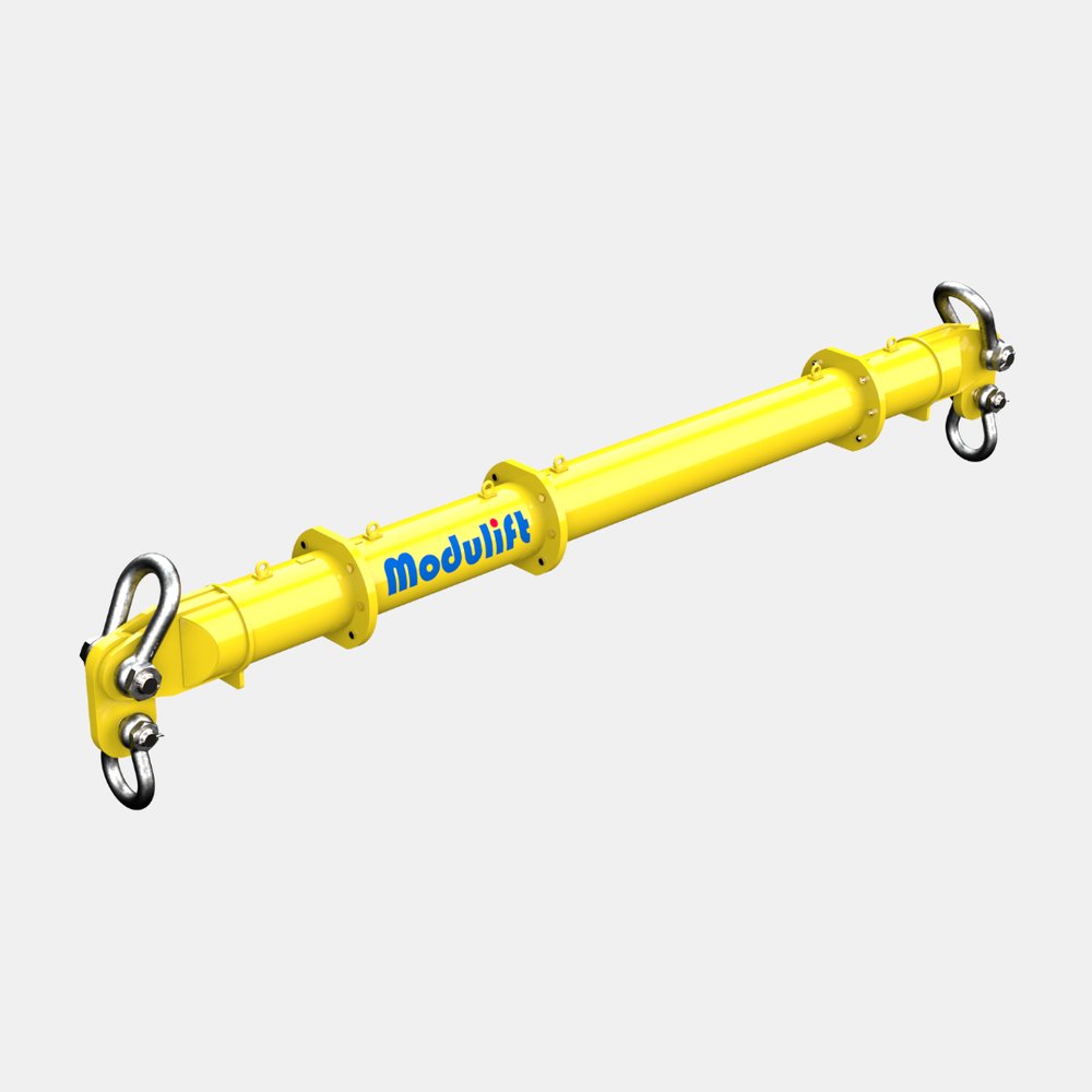 M-REEL 300 tonne: 8.6m and 9.2m OD and spreader beam, 350 tonne: 8.534m (28 ft) OD