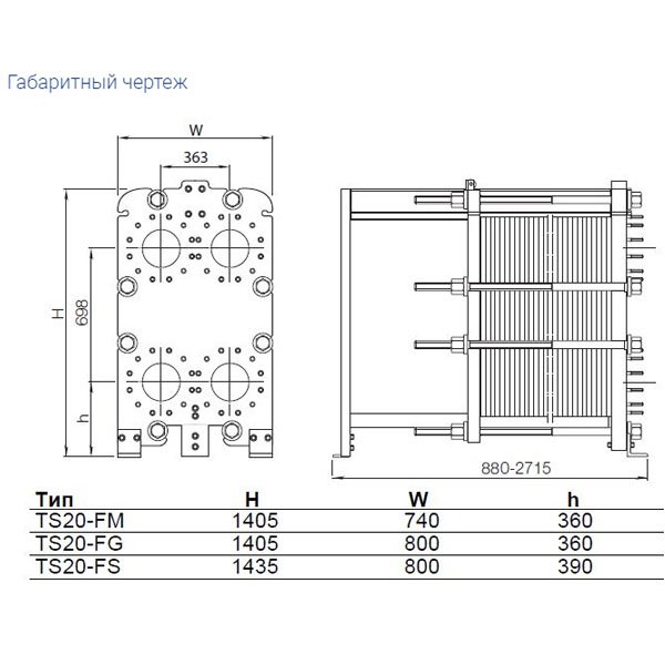 Alfa Laval TS20 500kW Central cooling