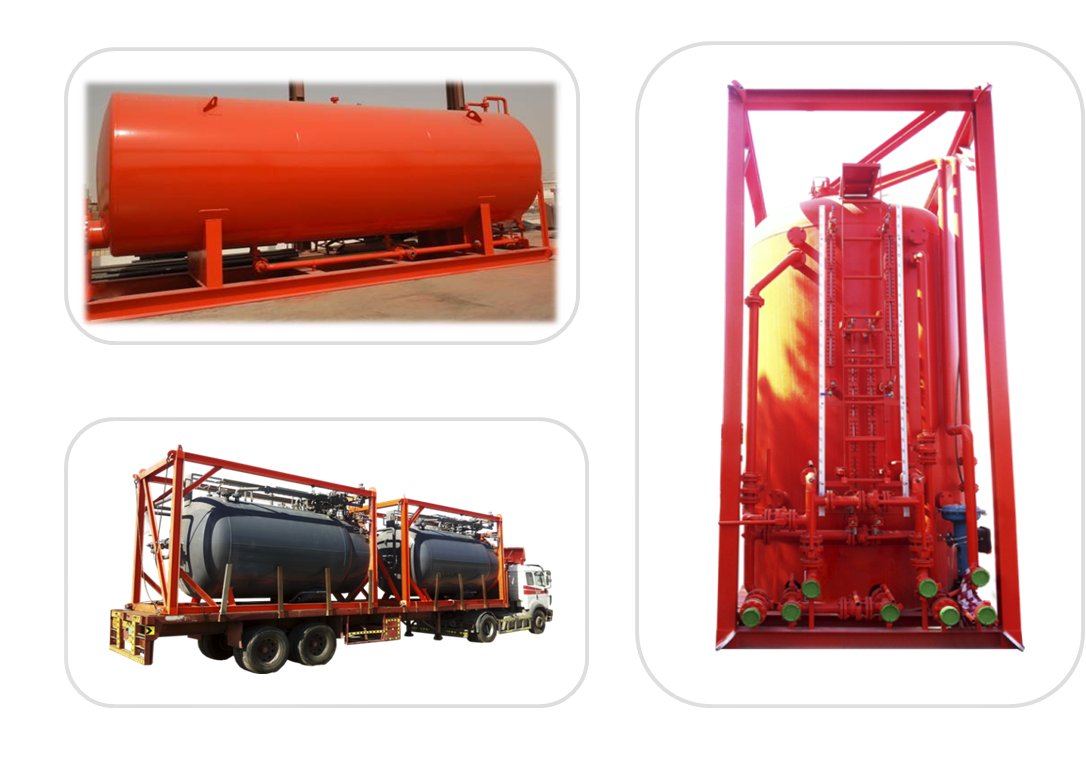 Micoda Process Systems International Frame for surge tank