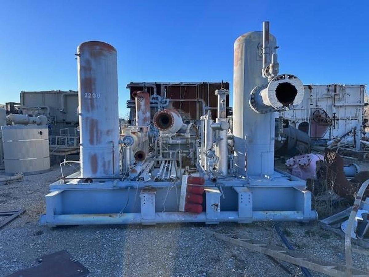 Petrocast Metal Industries Skid for compressor
