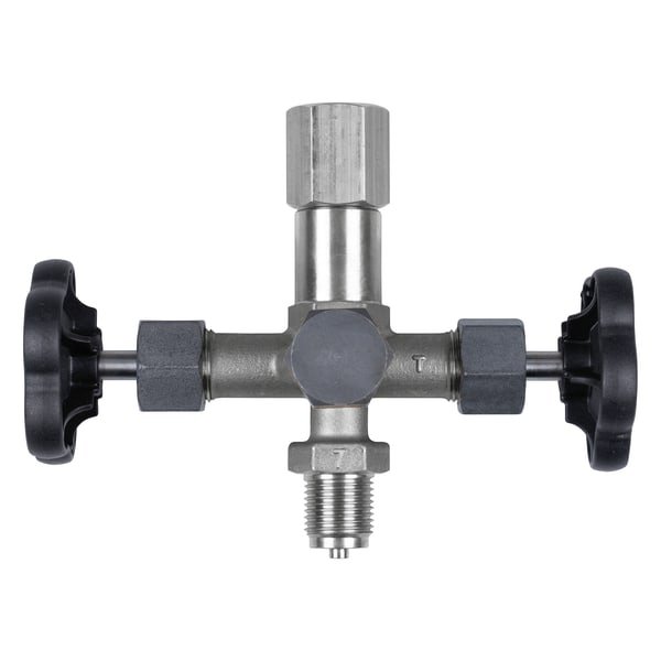 AFRISO pressure gauge dual stop valve with male test connection M20 x 1.5 | 63112