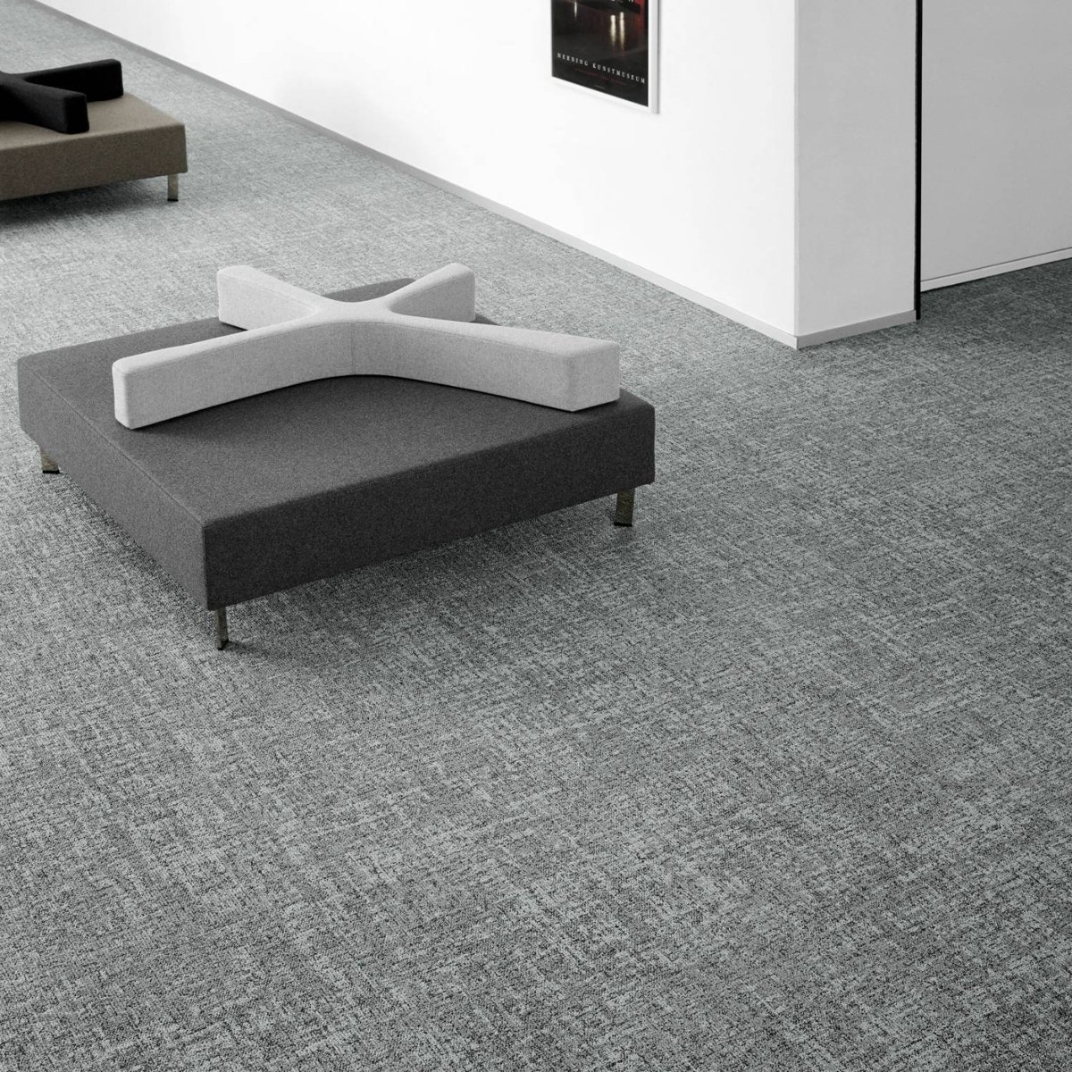 EGE Carpets Tuft 440 WT. ReForm Mark of Time WT. ReForm Shadowplay WT. ReForm Flux WT. Highline Carré WT
