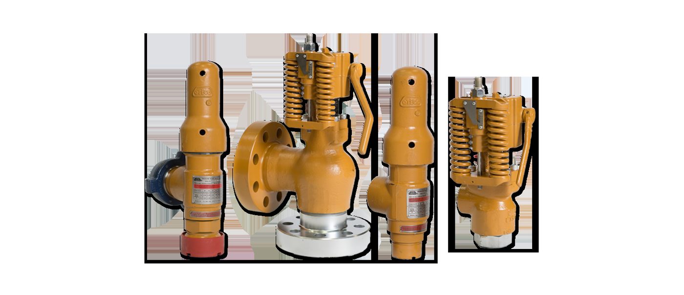 Oteco Pressure Relief Valves, Part Numbers: See Page 2