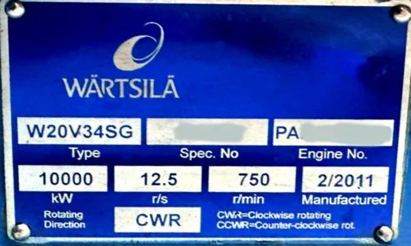 Wärtsilä 12VW34SG