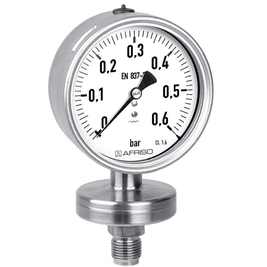 AFRISO Stainless steel diaphragm pressure gauges PF100CP | 88980402