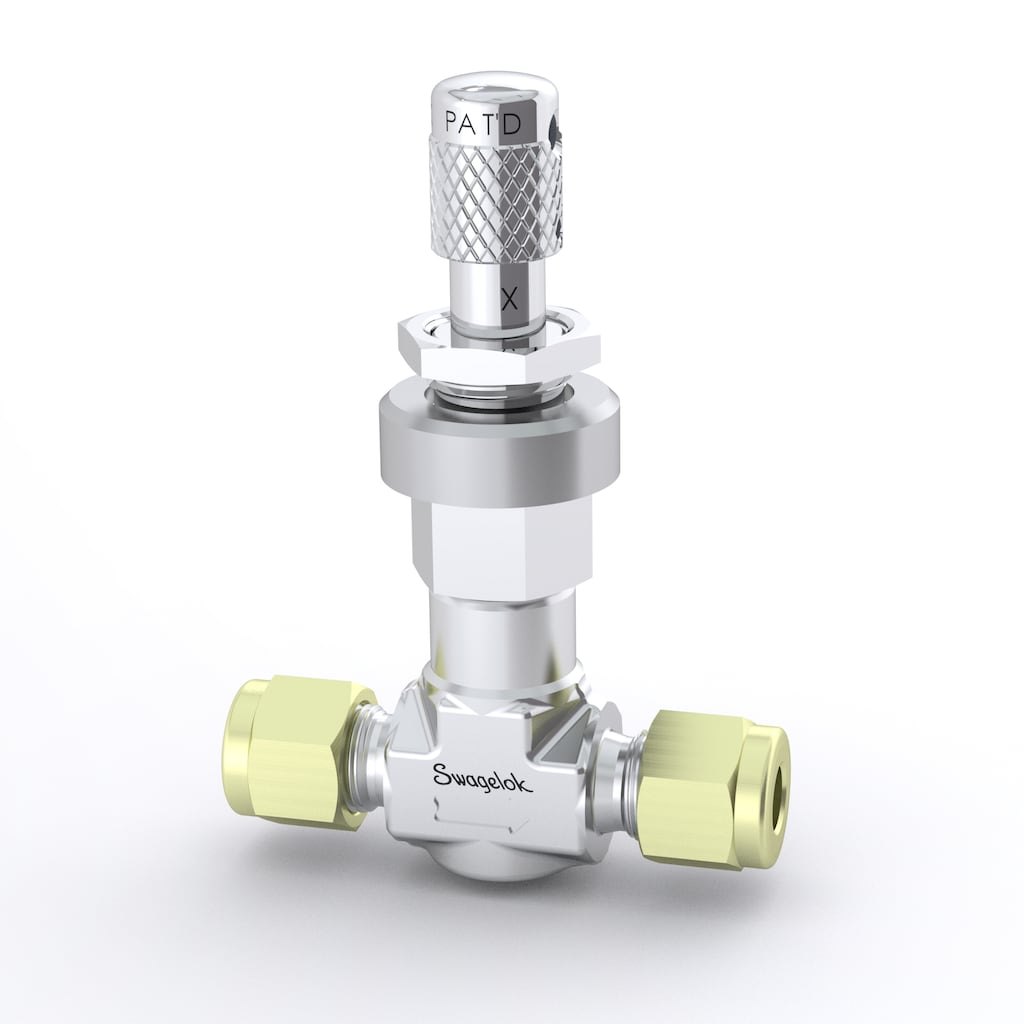 Swagelok Brass Medium Flow Metering Valve, 6 mm Swagelok Tube Fitting