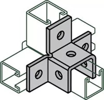 Anvil-Strut AS 668 Six Hole Three Angle Connector