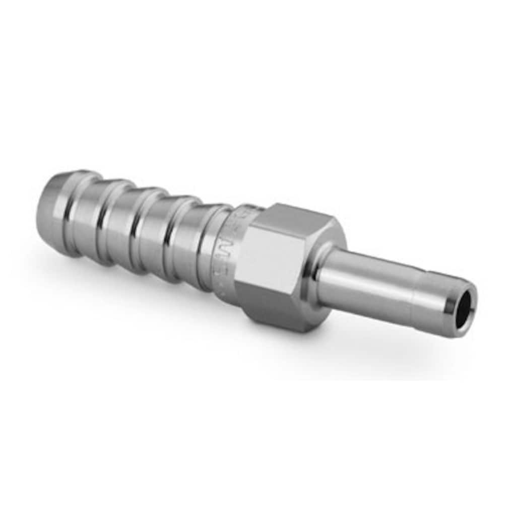 Swagelok Stainless Steel Hose Connector, 3/8 in. Tube Adapter, 1/2 in. Hose ID