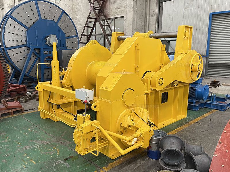 Aicrane 30 Ton Hydraulic Mooring Winch (Single Drum)