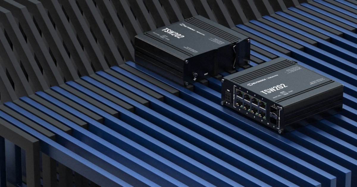 Teltonika Networks, UAB Managed PoE Ethernet switch: TSW202, Managed Ethernet switch: TSW212