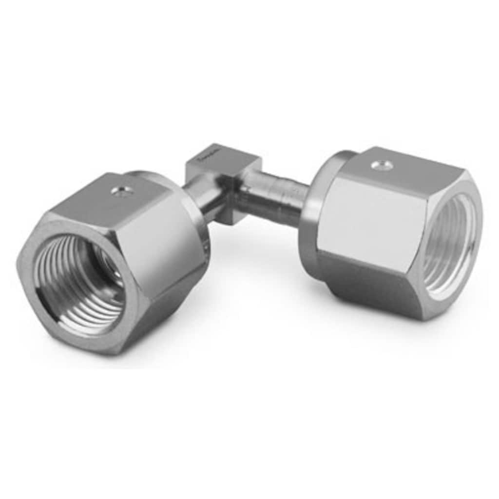 Swagelok 316L VAR Welded VCR Face Seal Fitting, 1/4 in. Female Elbow