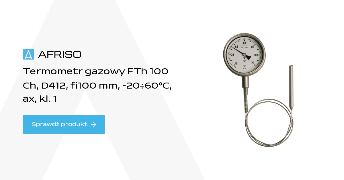 AFRISO Gas filled thermometers FTh 100 Ch | 64341412