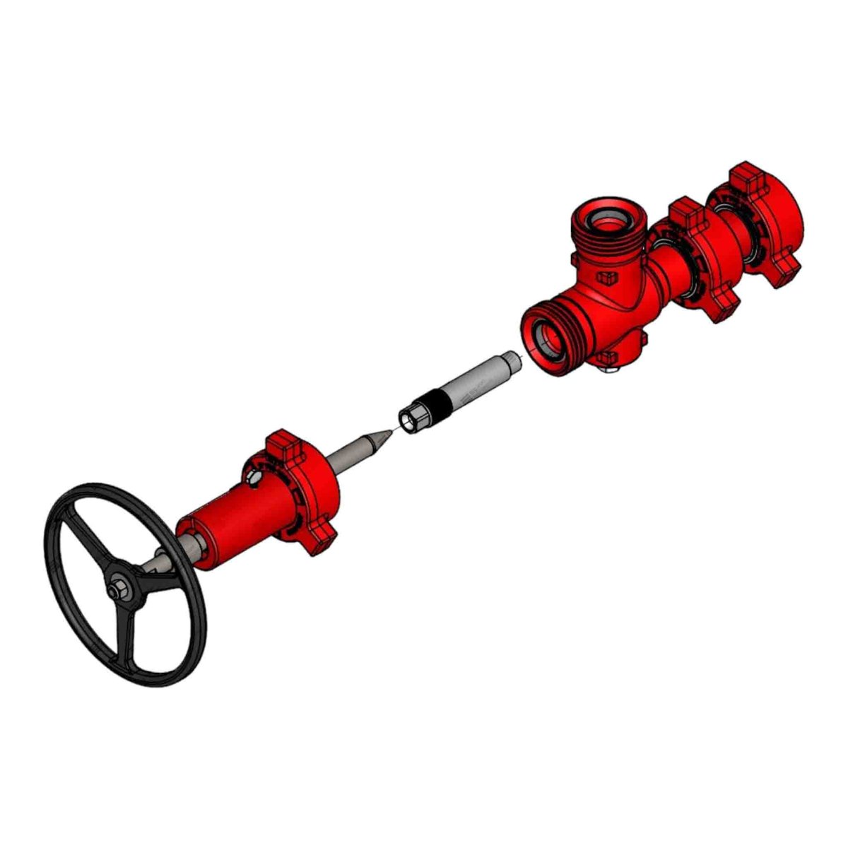 NOV Process & Flow Technologies US, Inc - Houma ADJUSTABLE CHOKE, CH2M 1" BODY 4140 2-1502 15K MALE X MALE, 1" 410 SSTC FULLY LINED TRIM, 1.125" UPGRADED STEM, A=9.00 B=7.17, LIMITORQUE MX-05 ACTUATOR, PROFIBUS, PU, BB, PSL-2 (P/N 18040343-002)