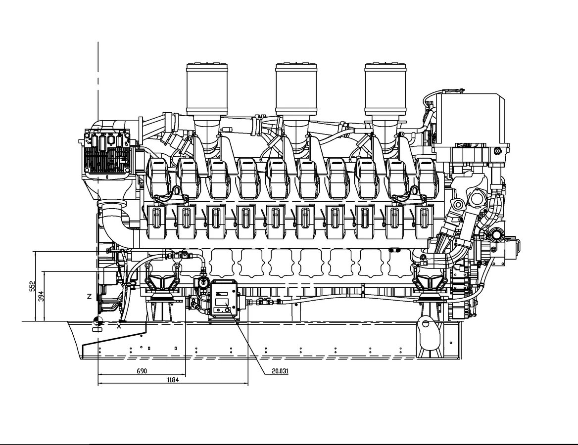 MTU 16V4000 M93L