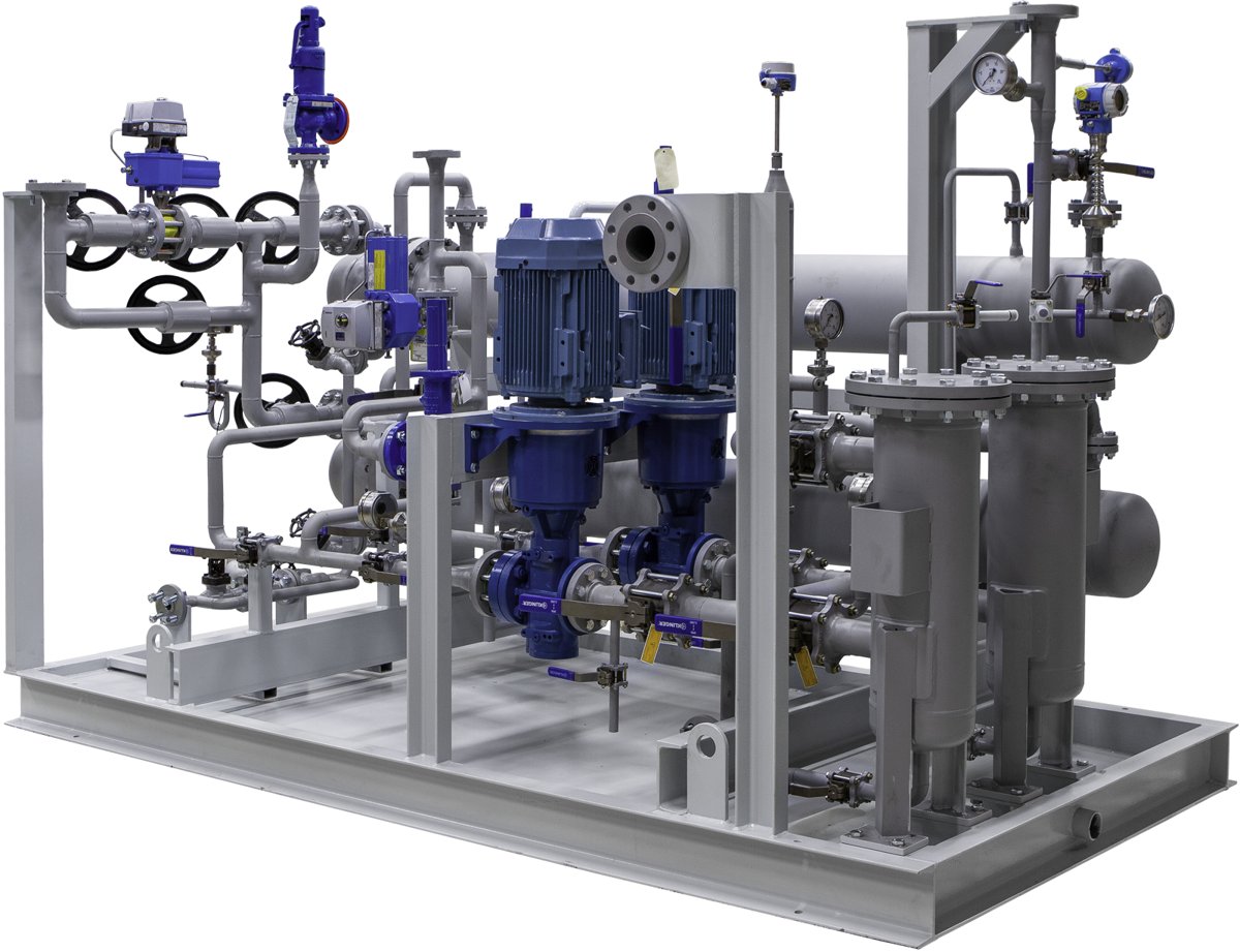 AL Raha Metal Products Factory Skid for pump