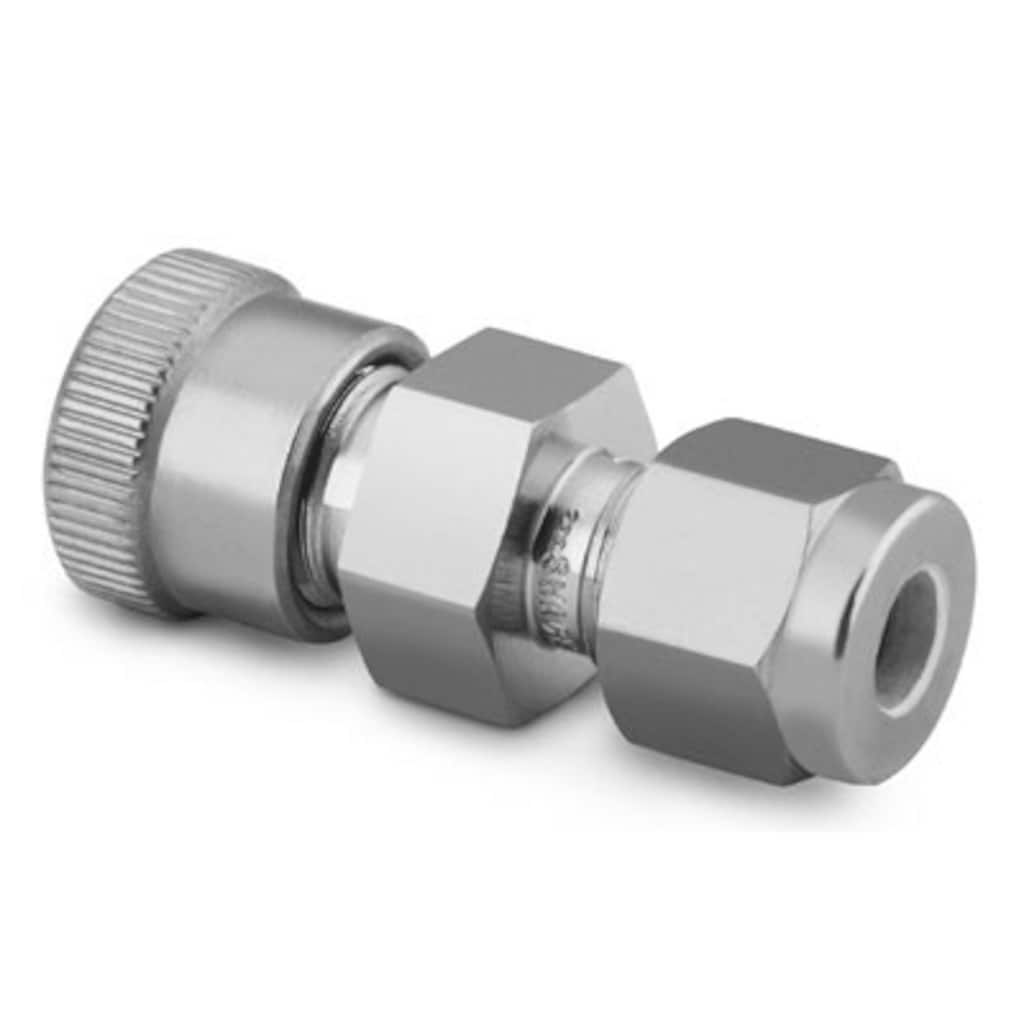 Swagelok Stainless Steel Ultra-Torr Vacuum Fitting, Swagelok Tube Fitting Union, 1/4 in. Ultra-Torr Fitting x 1/4 in. Tube OD