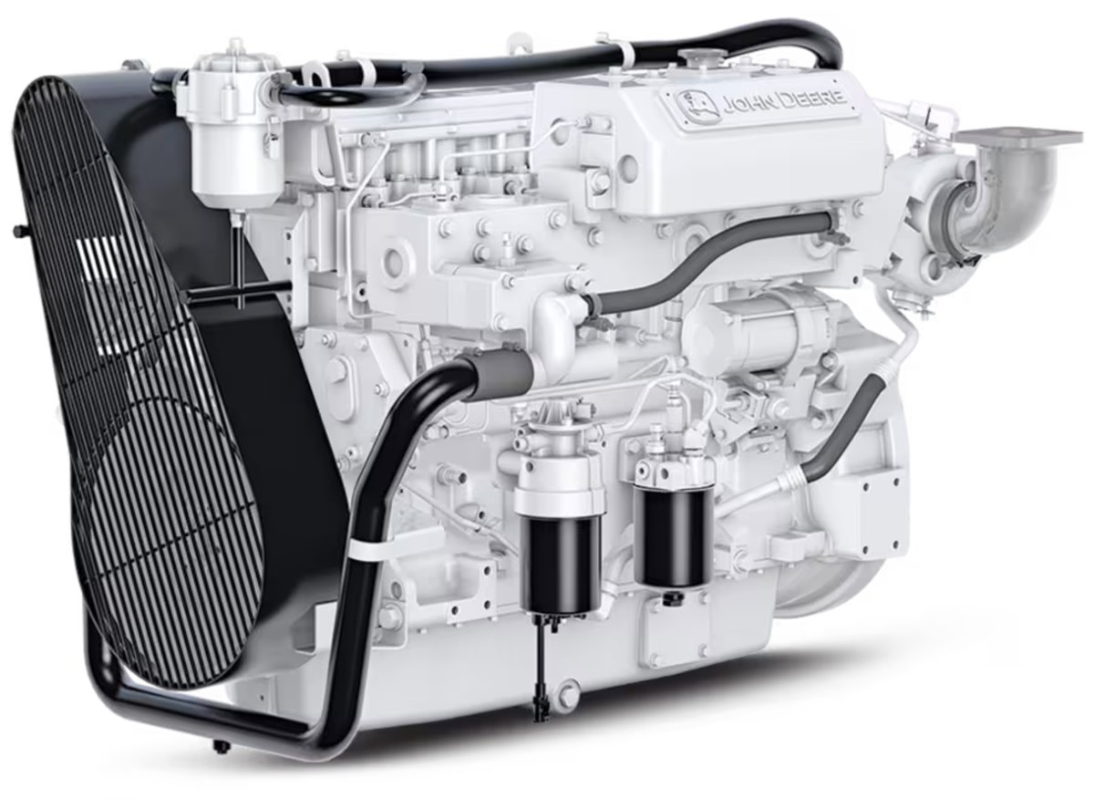 John Deere 6068AFM85 Marine Generator Drive