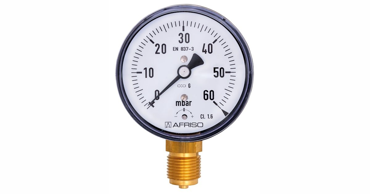 AFRISO Standard capsule pressure gauges KP80 | 35071201