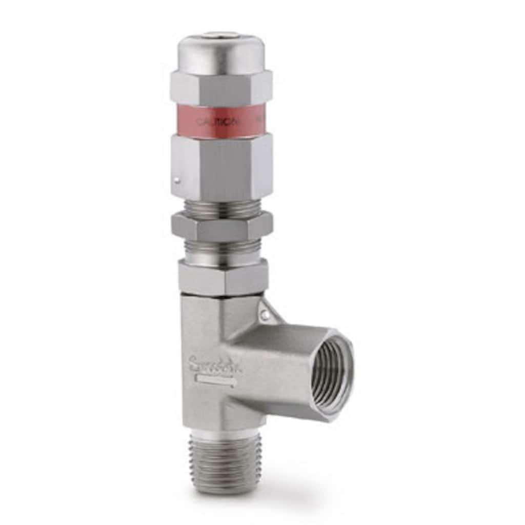 Swagelok Stainless Steel High Pressure Proportional Relief Valve, 1/2 in. MNPT x 1/2 in. FNPT